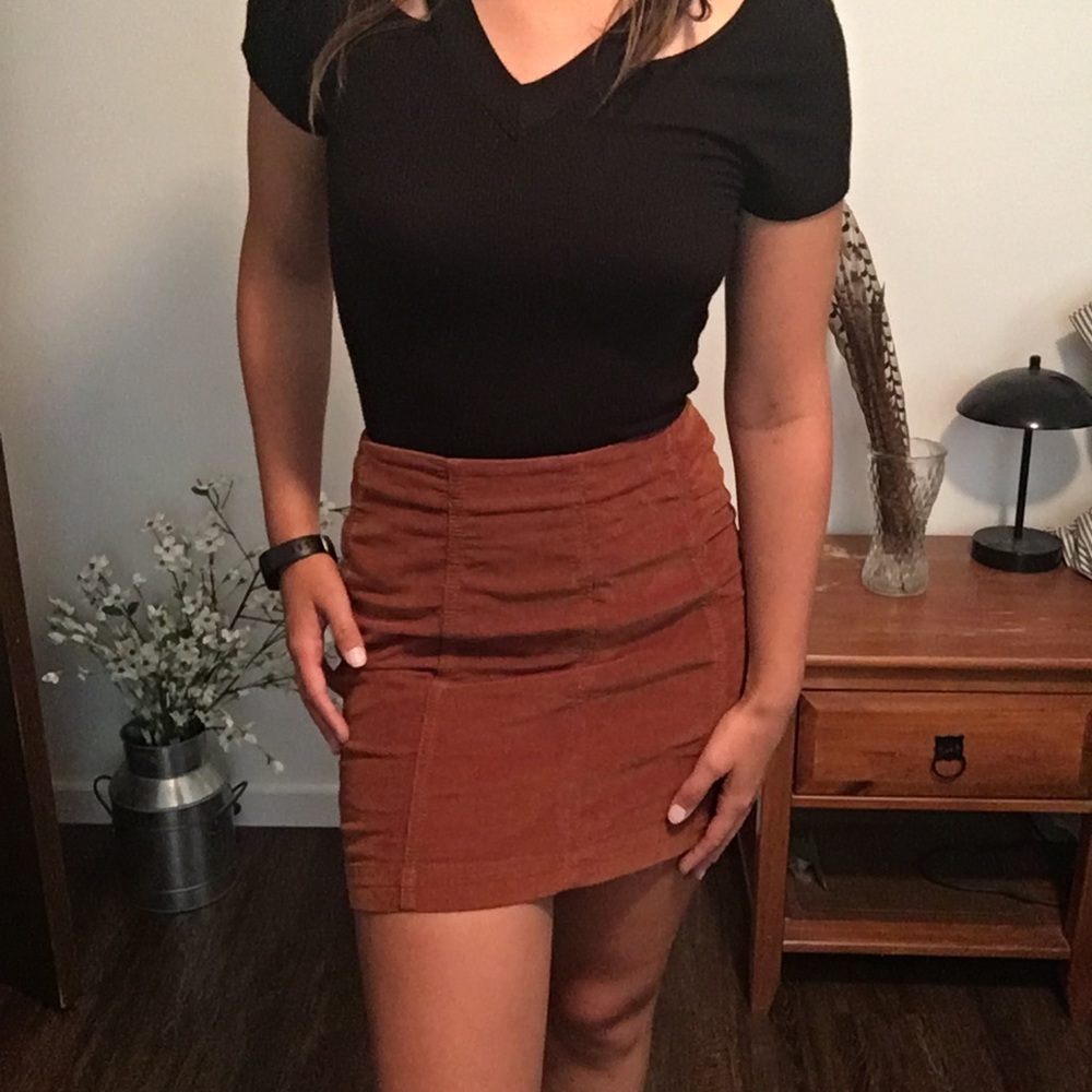 Like new rust colored corduroy skirt